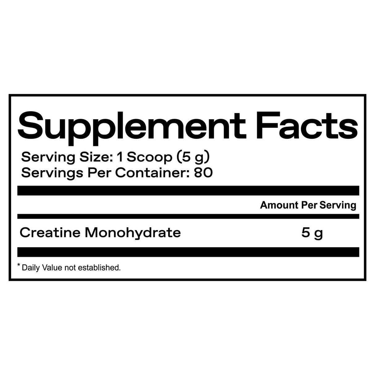 One of One Creatine Monohydrate