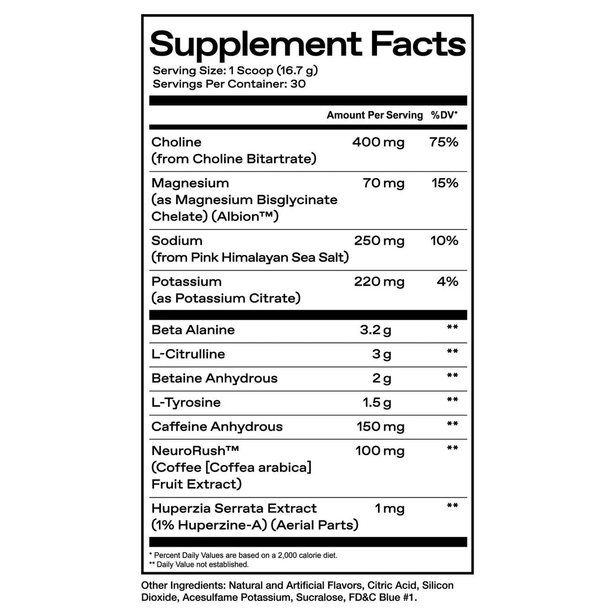 One of One Sport Pre Workout