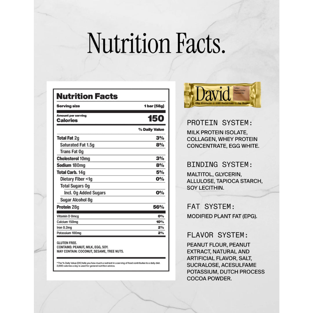 David Protein Bar