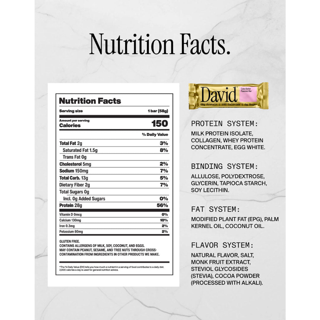 David Protein Bar