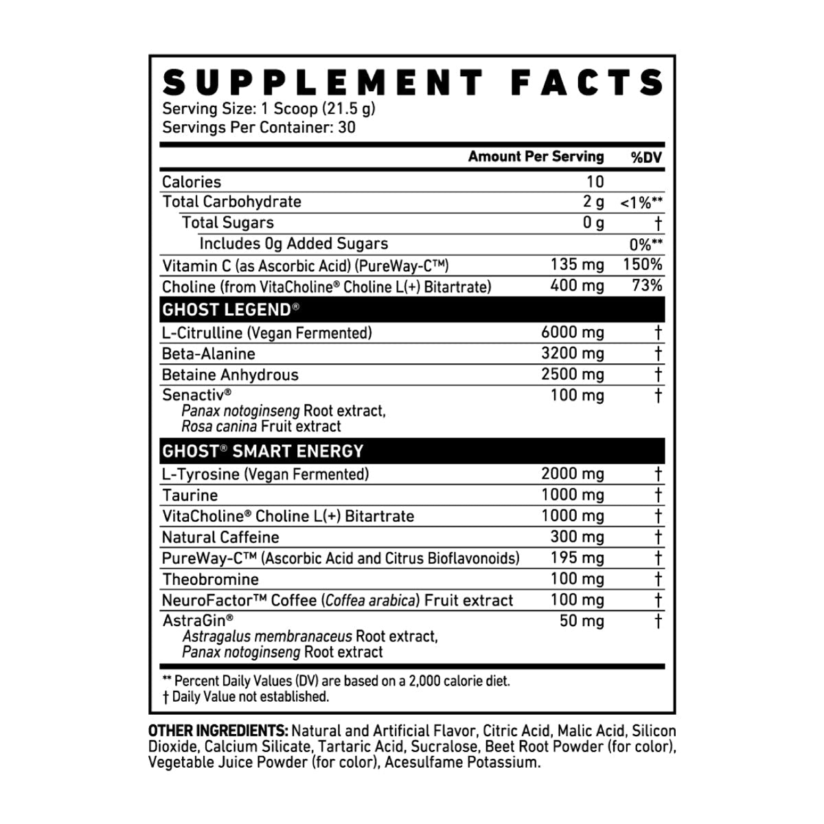 Ghost Legend Pre Workout