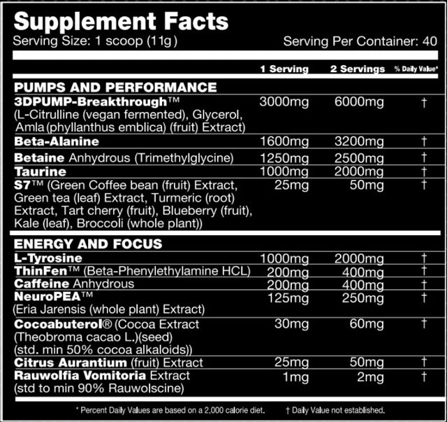 Hypermax 3D Pre-Workout