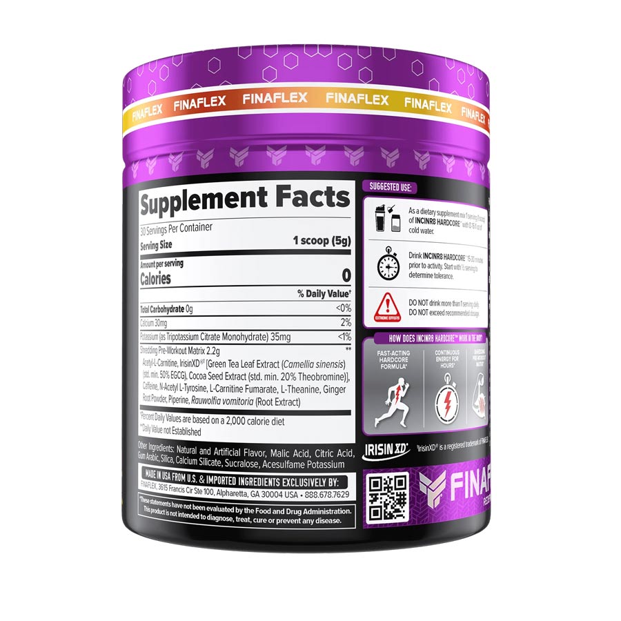 Incinr8 Hardcore Pre Workout