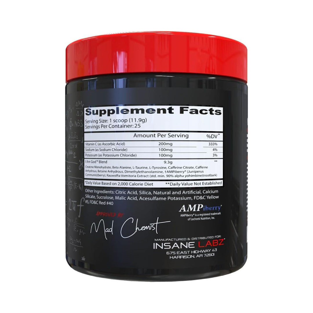 I Am God Pre Workout