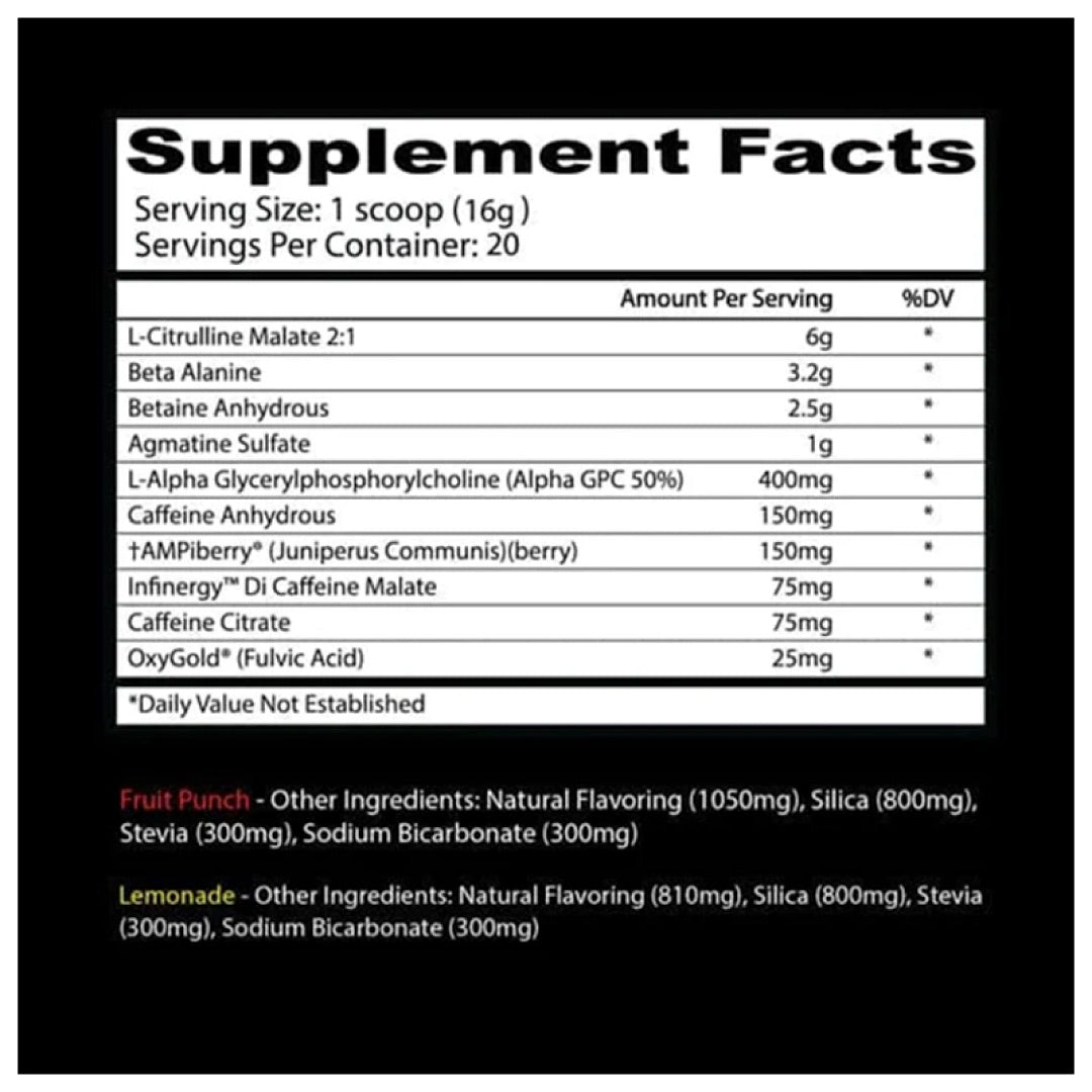 Psychotic Clear Pre Workout