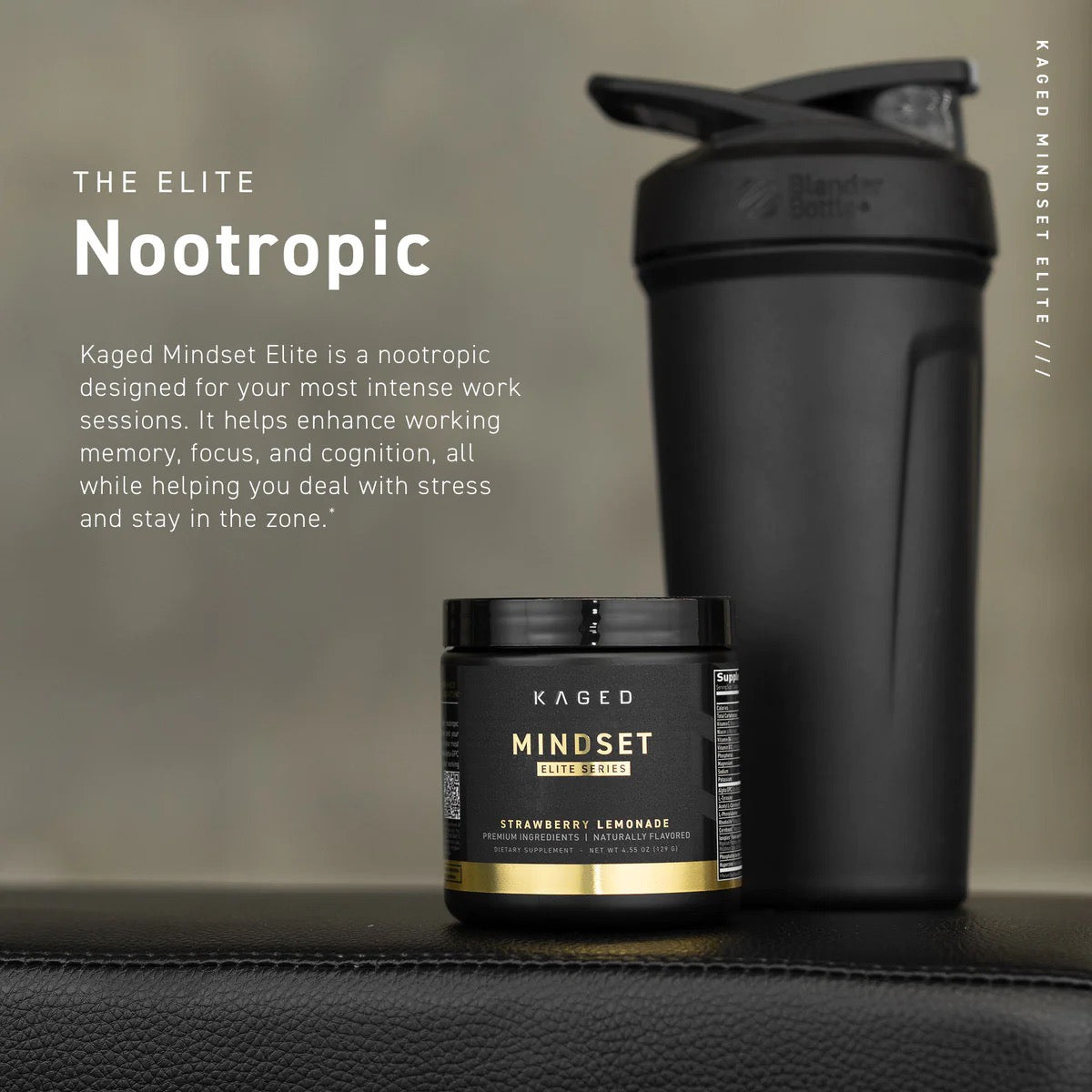 Kaged Mindset Elite Nootropic (No Caffeine)