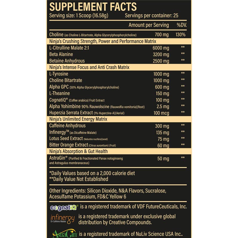 Ninja Up Pre Workout