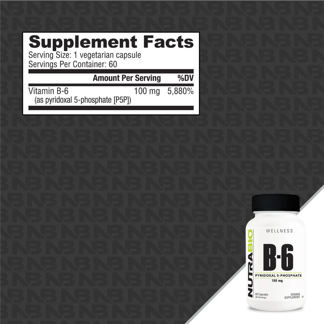 NutraBio Vitamin B-6