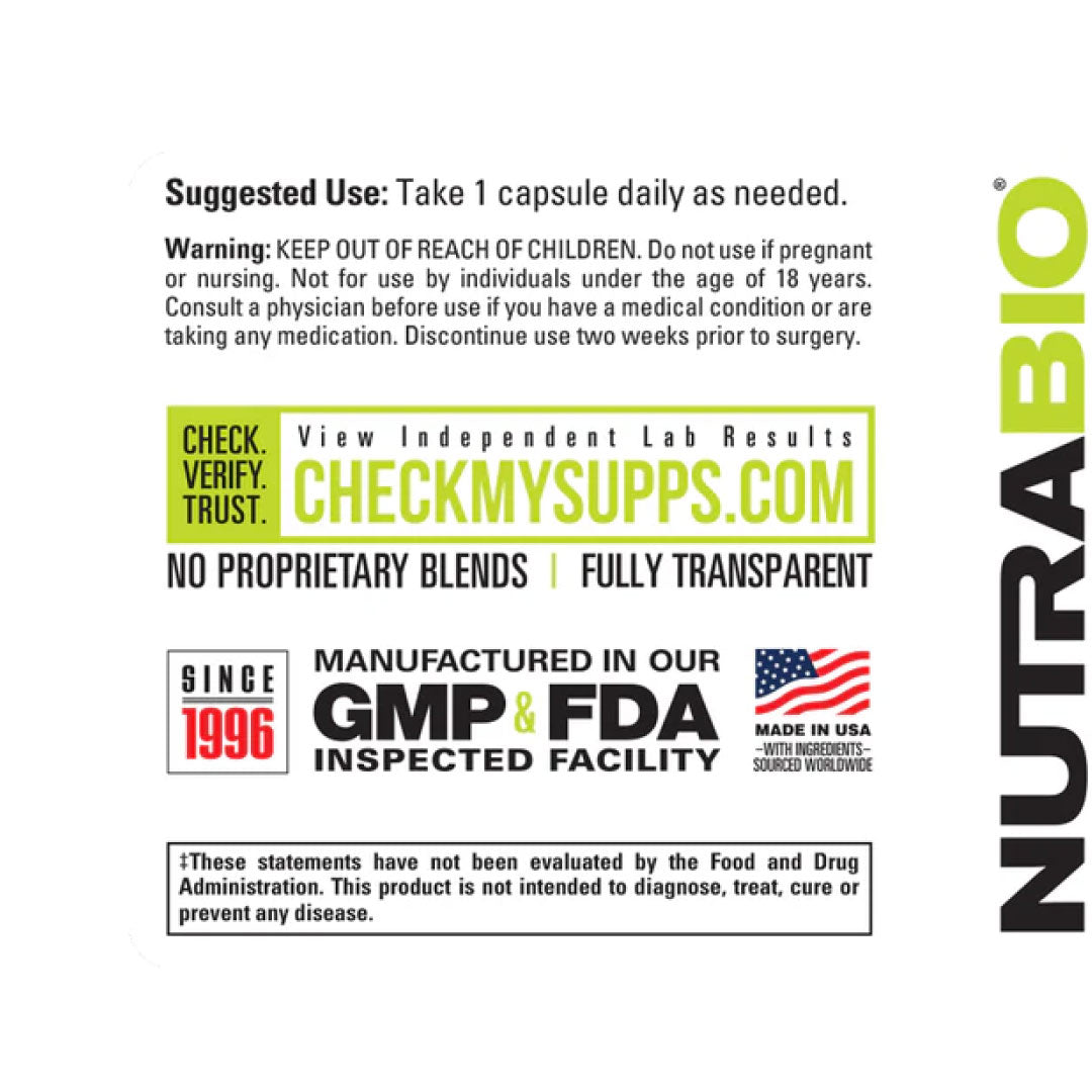 NutraBio Vitamin B-6