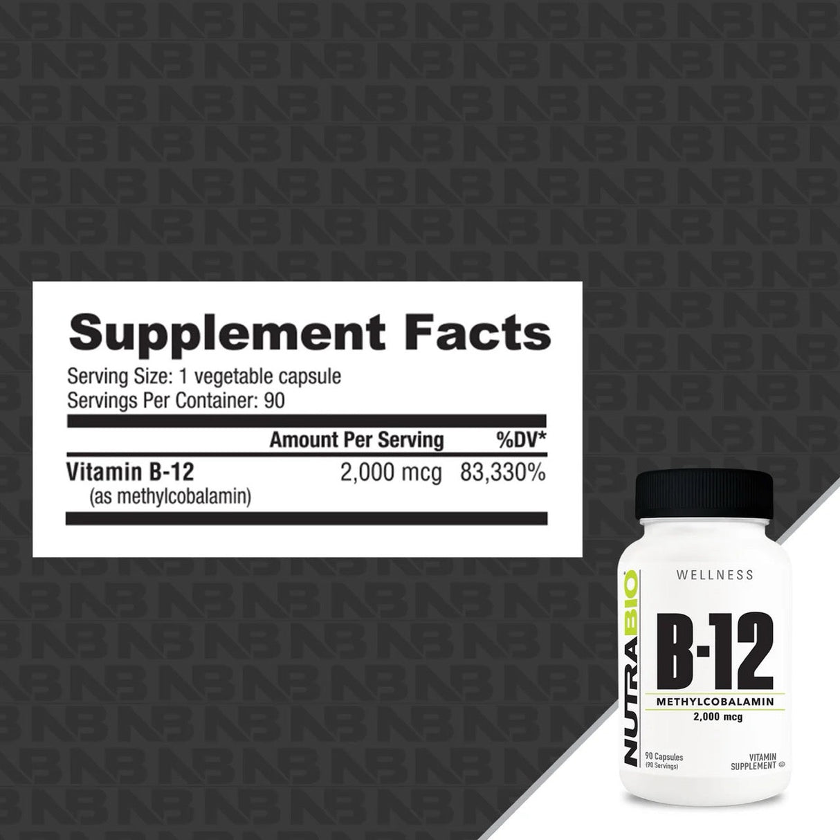 NutraBio B-12