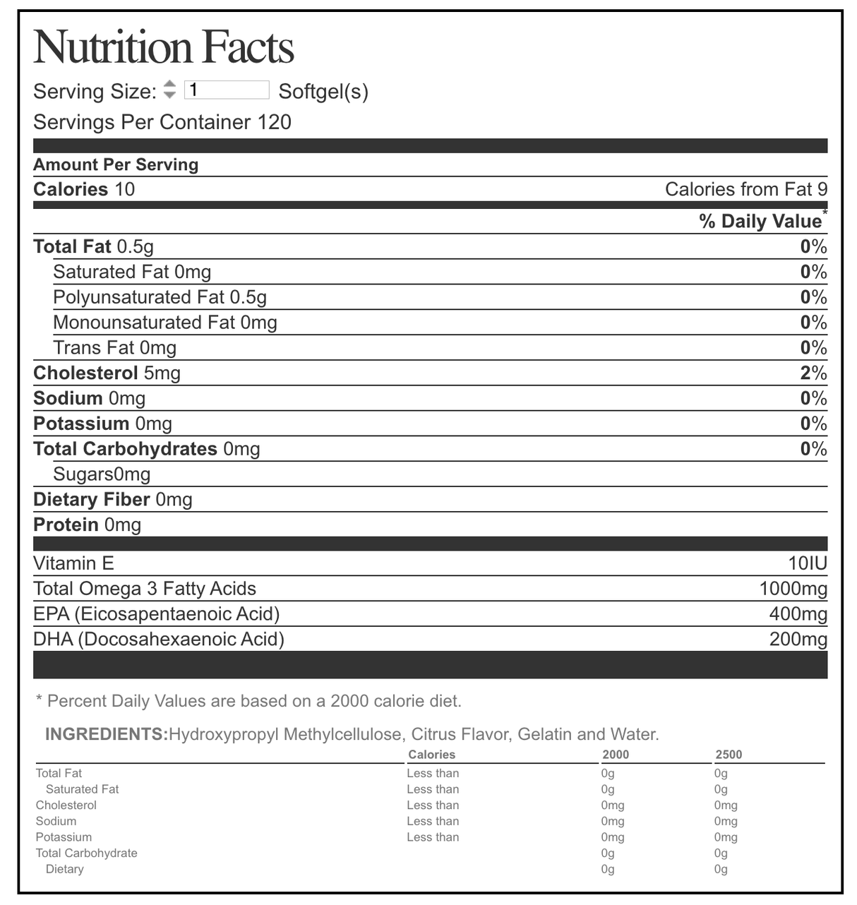 Nutrition Cartel MTS Fish Oil Omega-3 Fatty Acids MTS Nutrition