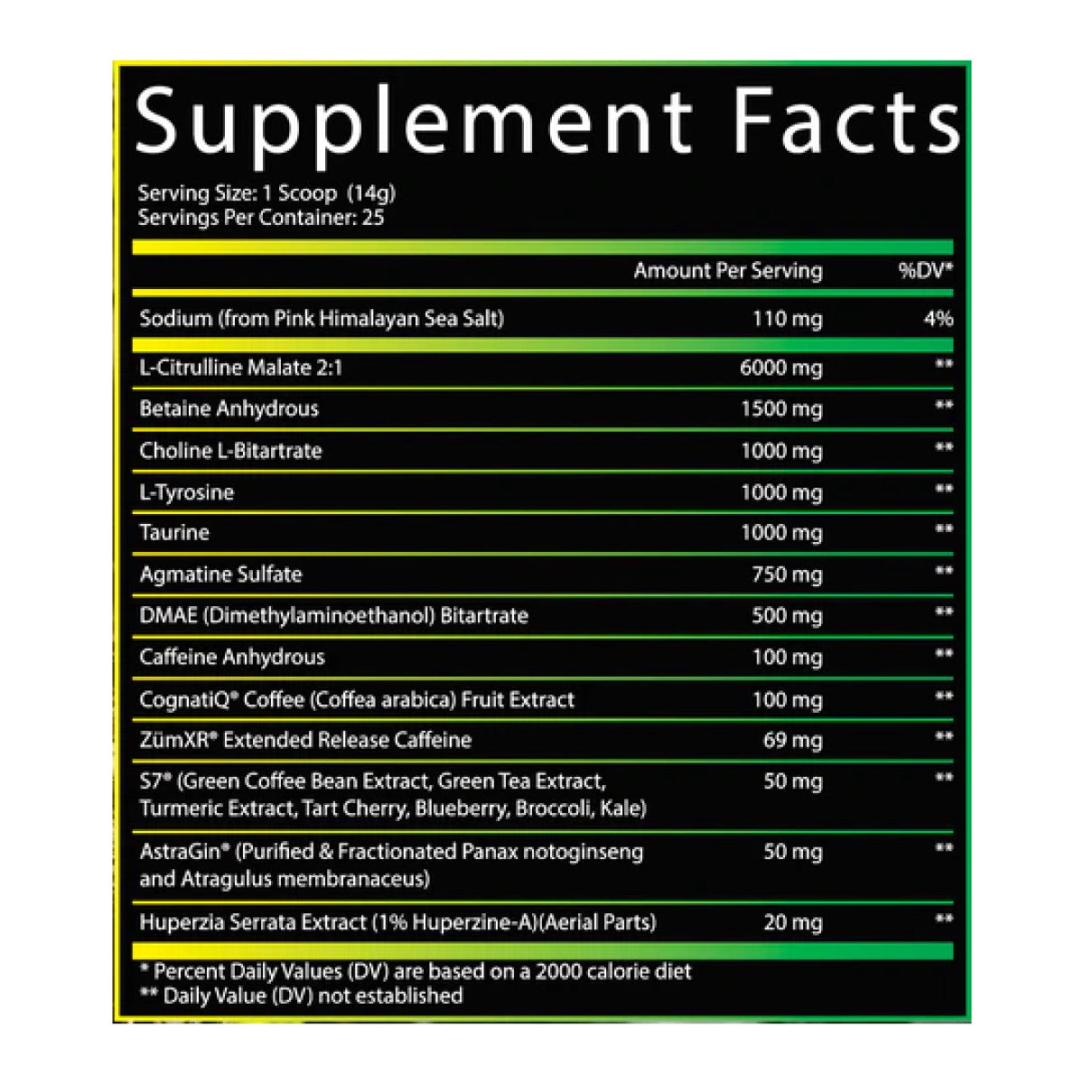 Operation Delirium Pre Workout