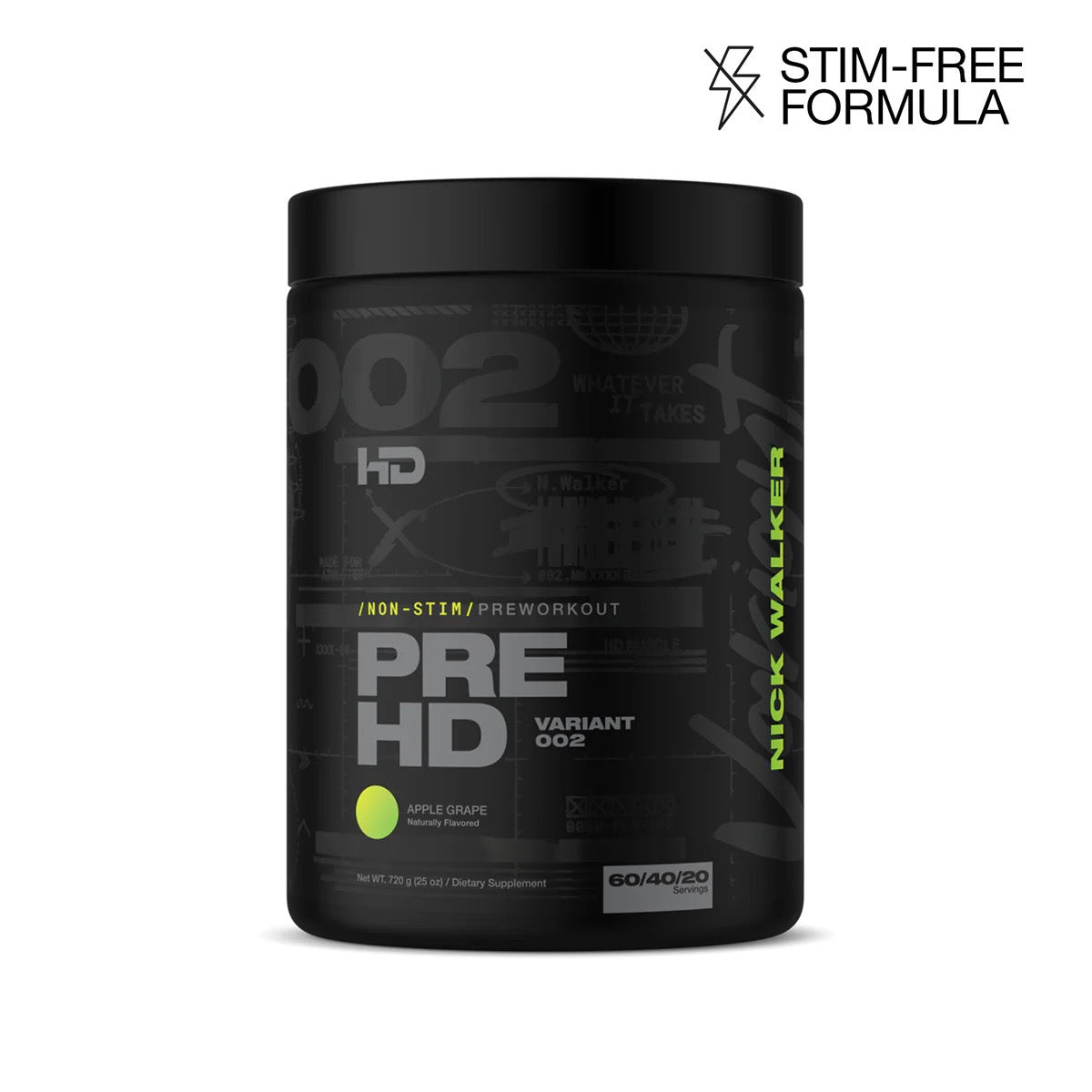 PREHD VARIANT002 Stim Free Pre Workout
