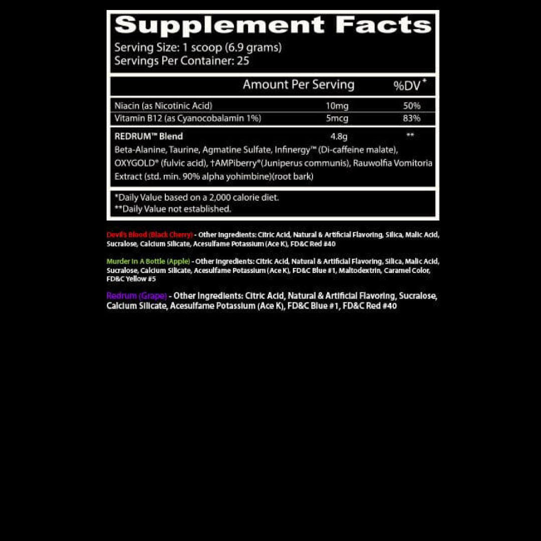 Redrum Pre-Workout