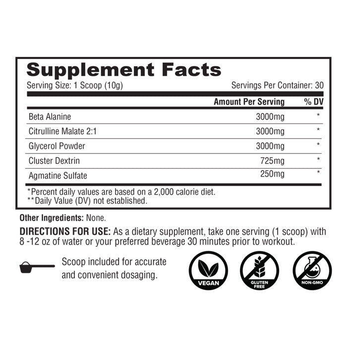 Metabolic Nutrition Pump Pre-Workout