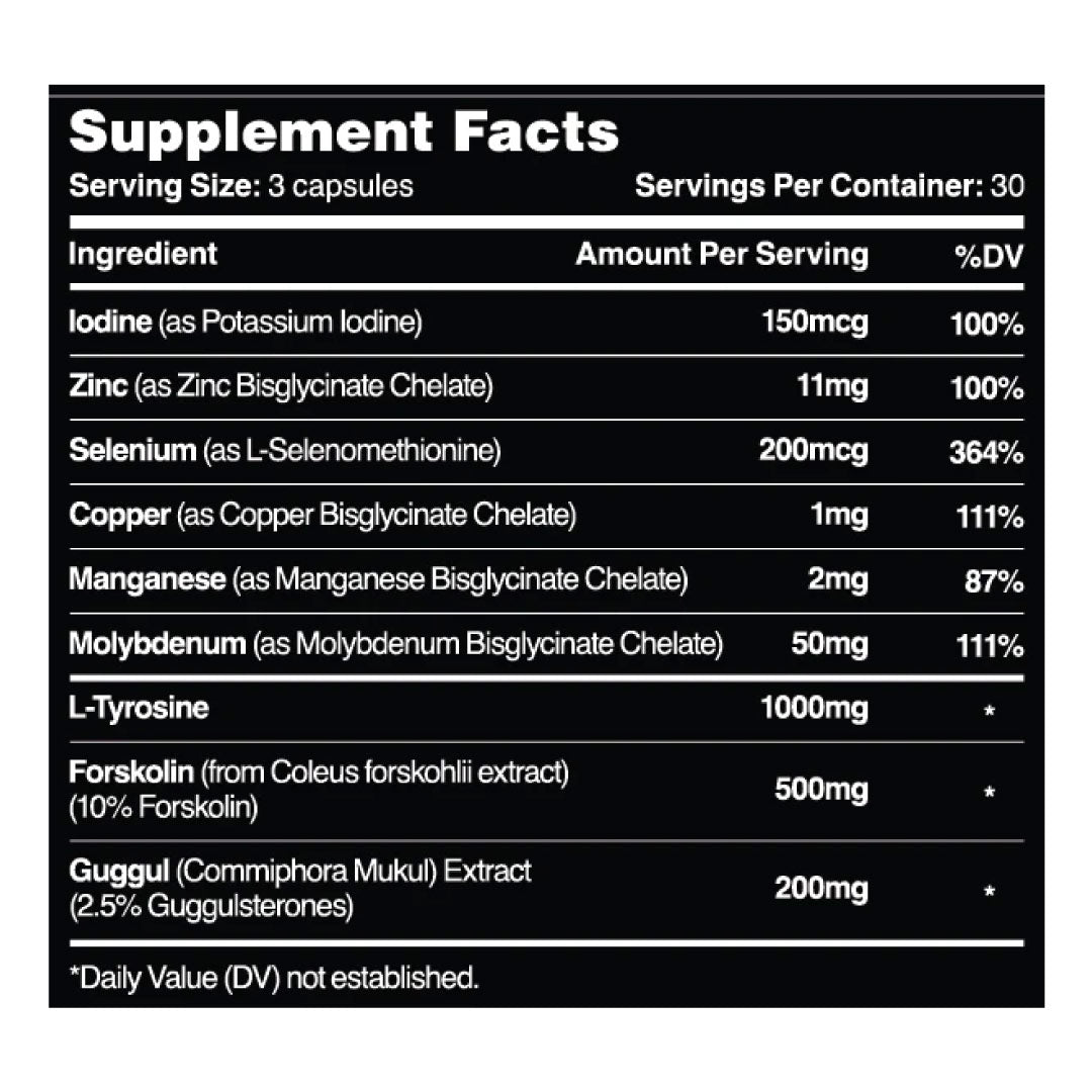 Leviathan Nutrition Thyroid Support