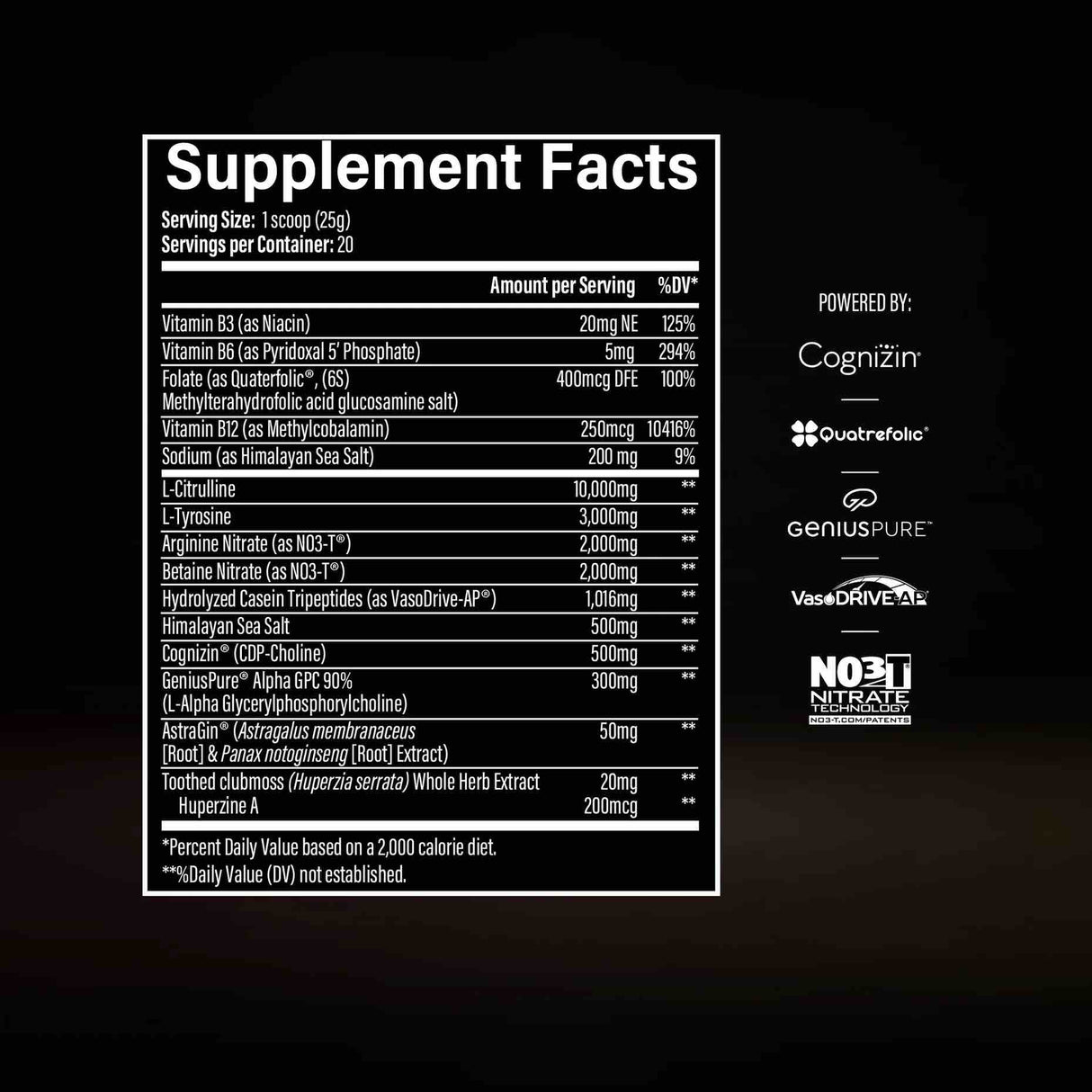 Infinis Ultra Pump Pre Workout