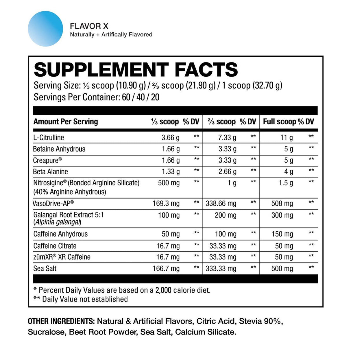 PREHD VARIANT 001 Pre Workout