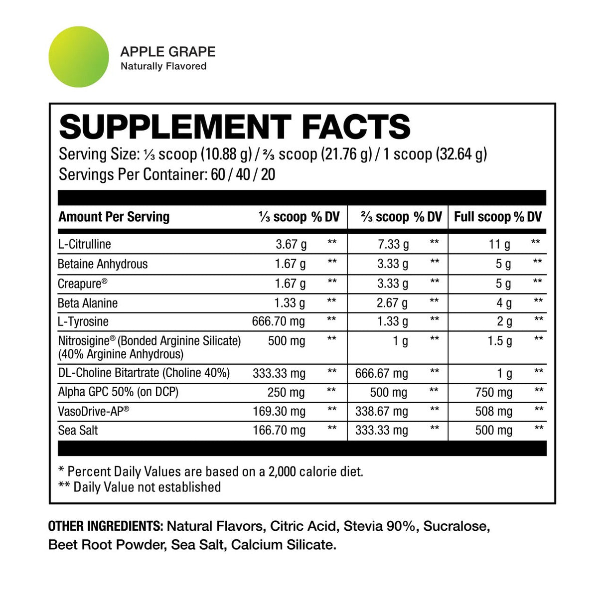 PREHD VARIANT002 Stim Free Pre Workout