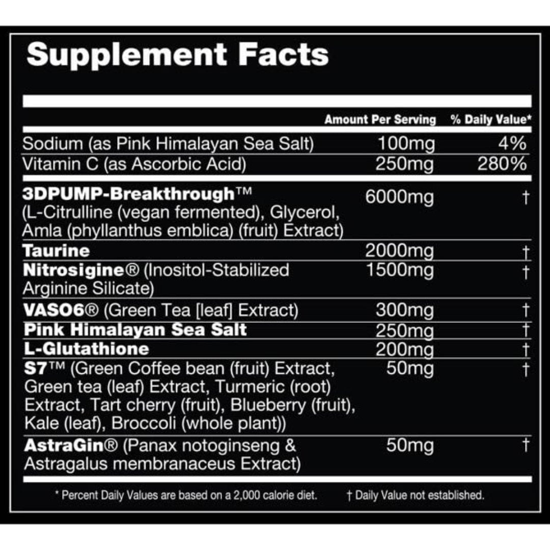 Vasomax Pump Pre Workout