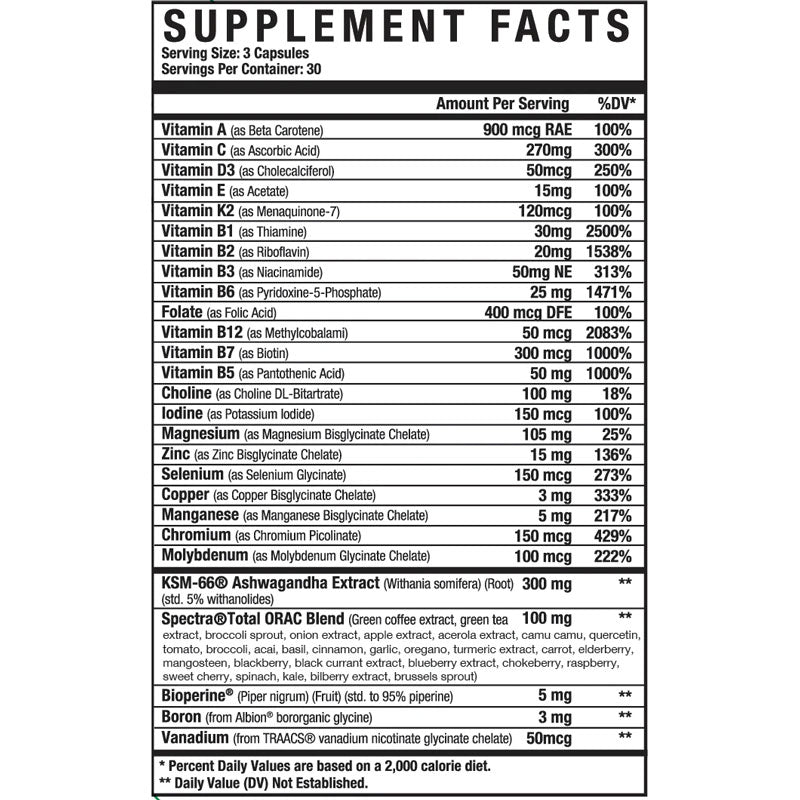 Axe and Sledge Multi Vitamin