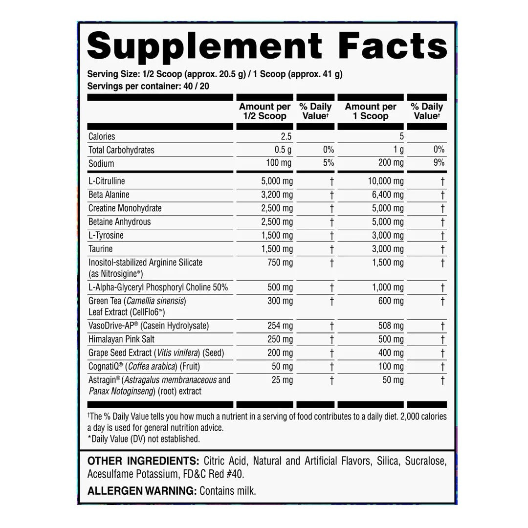 Bloody Bare Knuckle Pre Workout