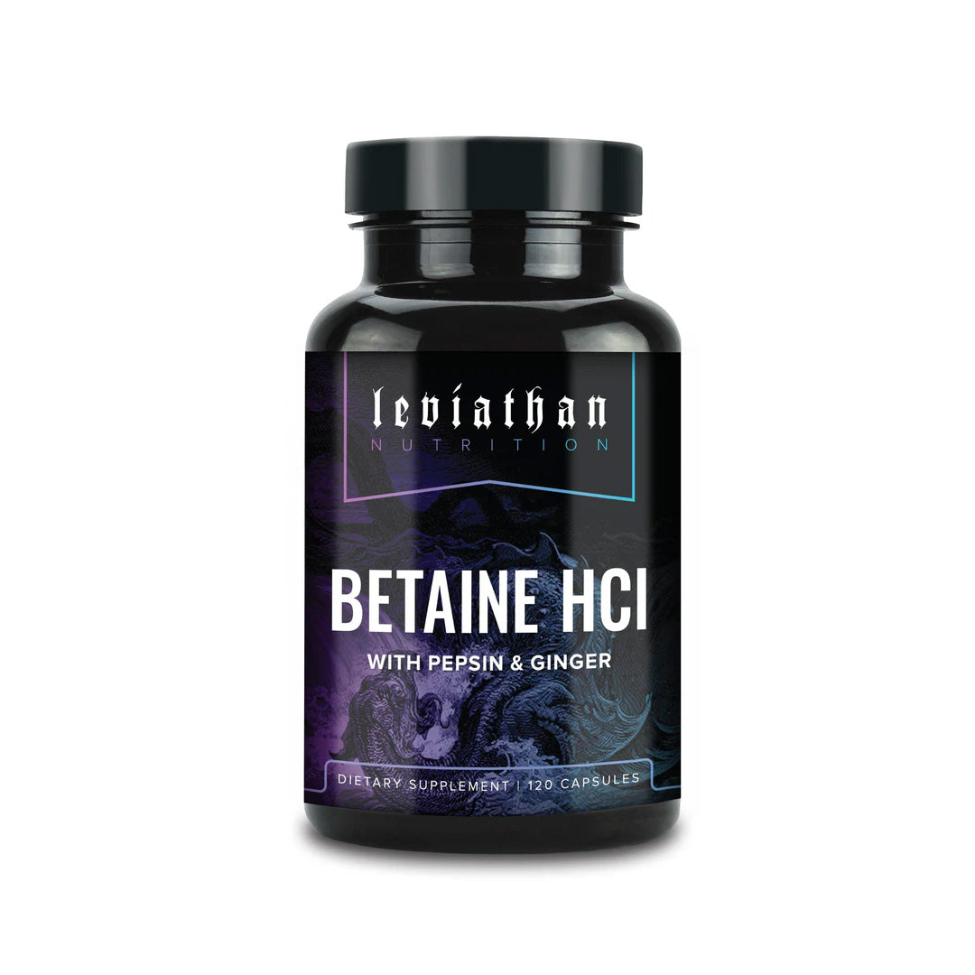 Leviathan Betaine HCl with Pepsin & Ginger