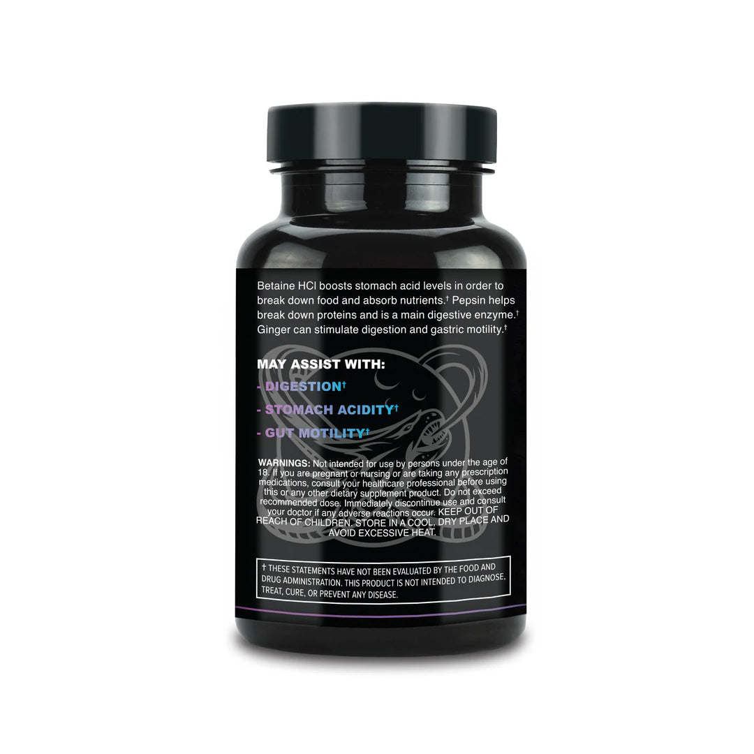 Leviathan Betaine HCl with Pepsin & Ginger