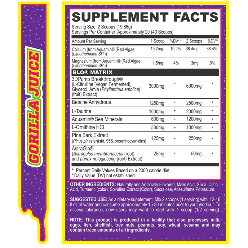 Blo Pump Pre Workout