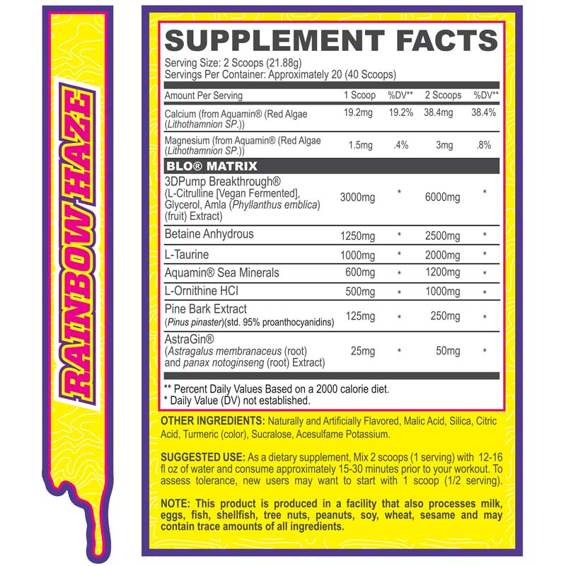 Blo Pump Pre Workout