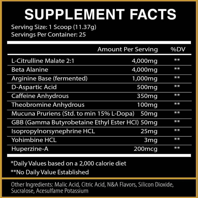 God of Fire Pre Workout