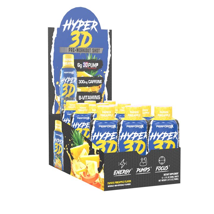 Hyper3D Pre Workout Shots