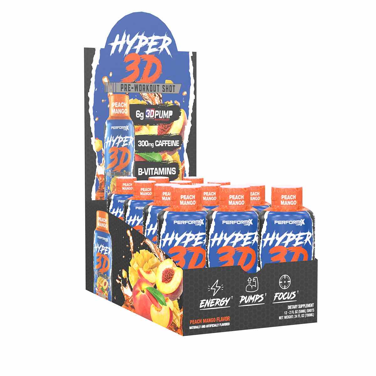 Hyper3D Pre Workout Shots