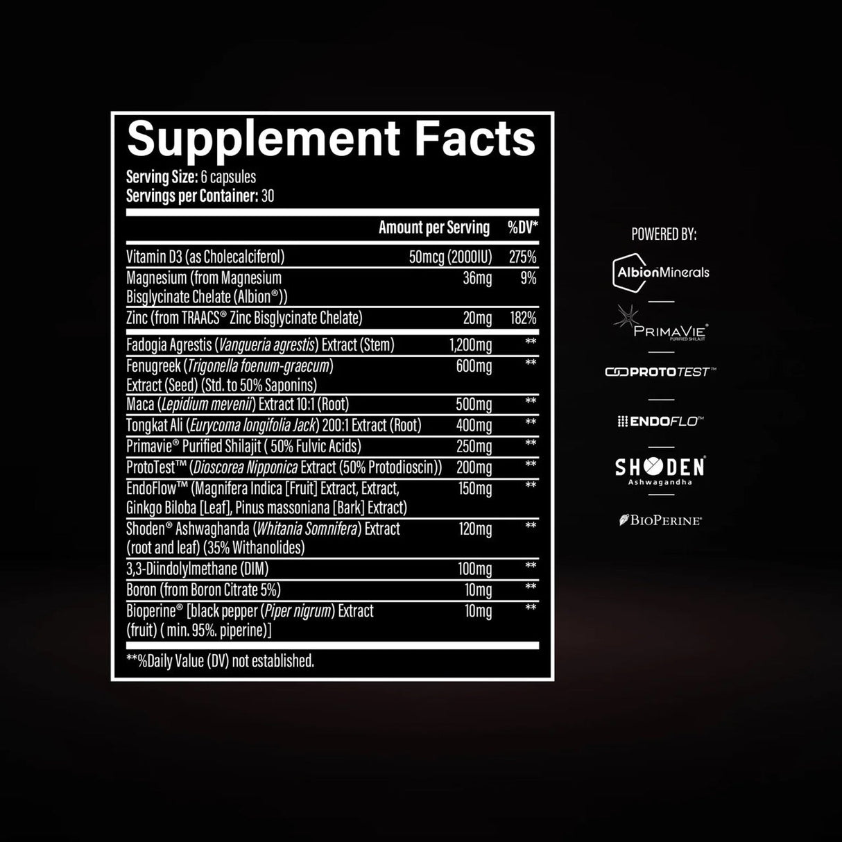 Infinis Nutrition Test Booster