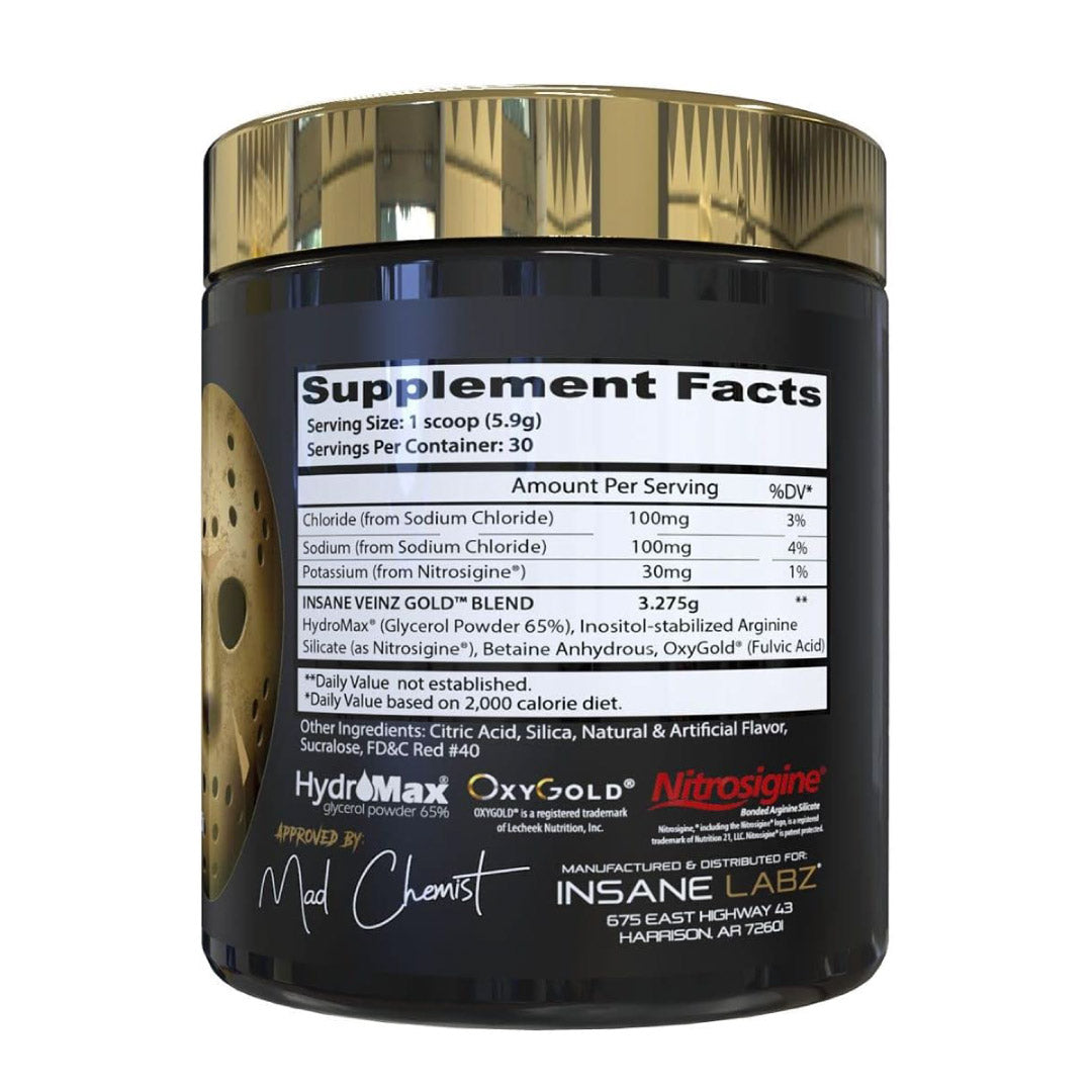 Insane Veinz Gold Pre Workout