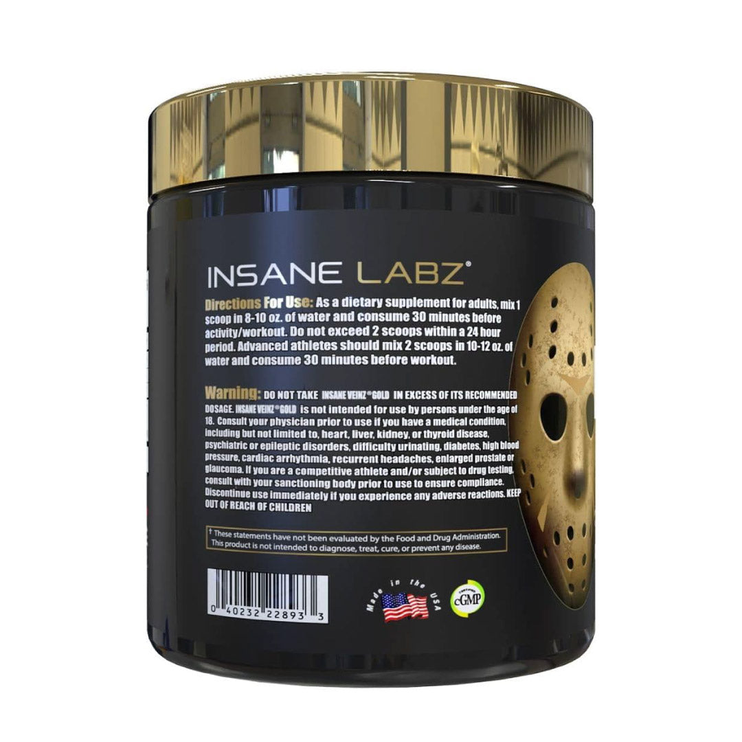 Insane Veinz Gold Pre Workout