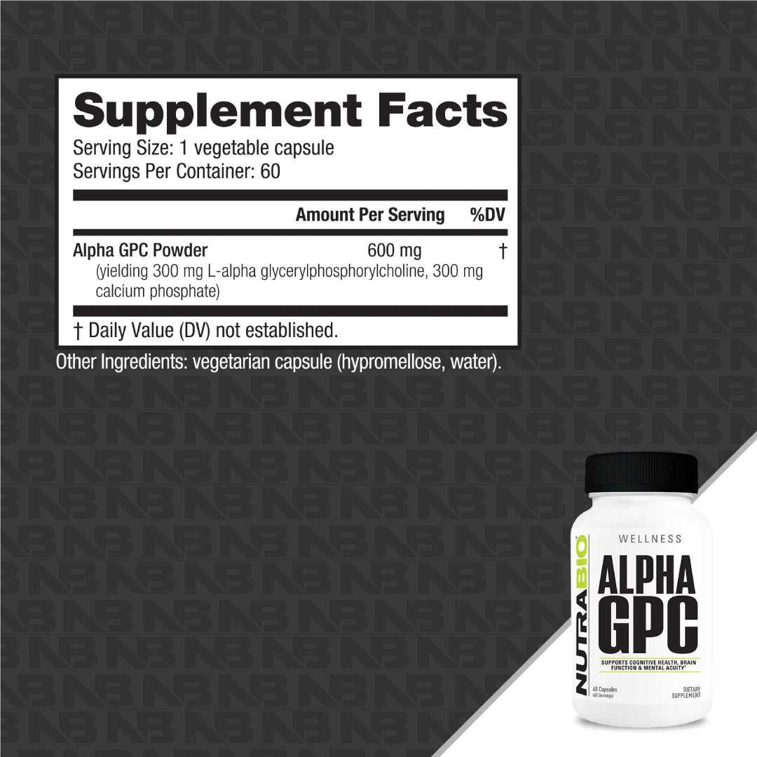 NutraBio Alpha GPC