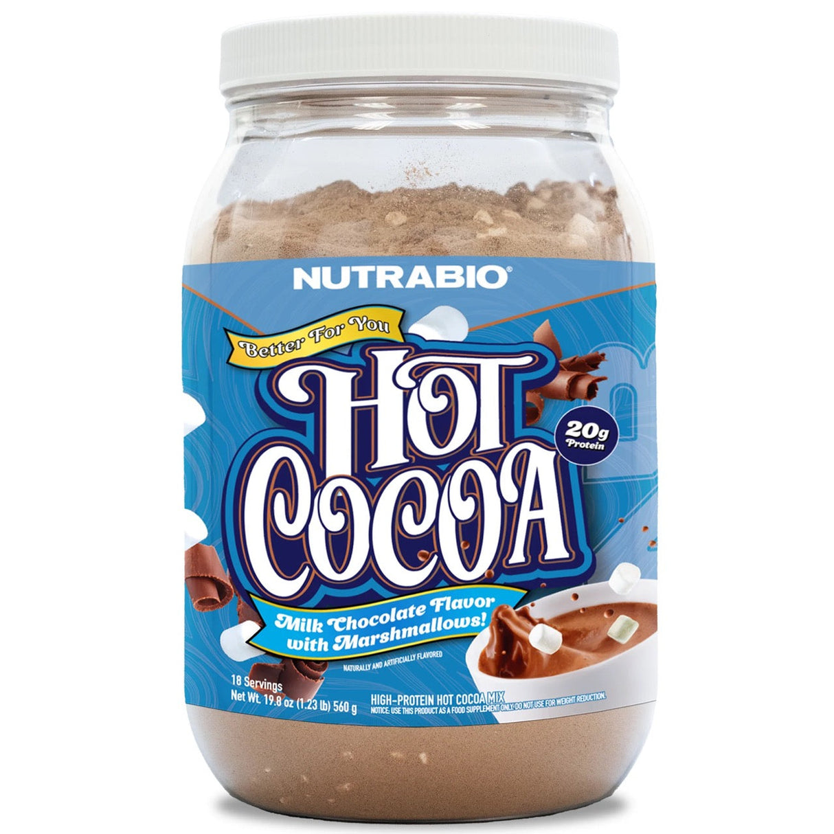 NutraBio Hot Cocoa Protein (Milk Chocolate)