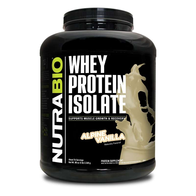 NutraBio Whey Protein Isolate