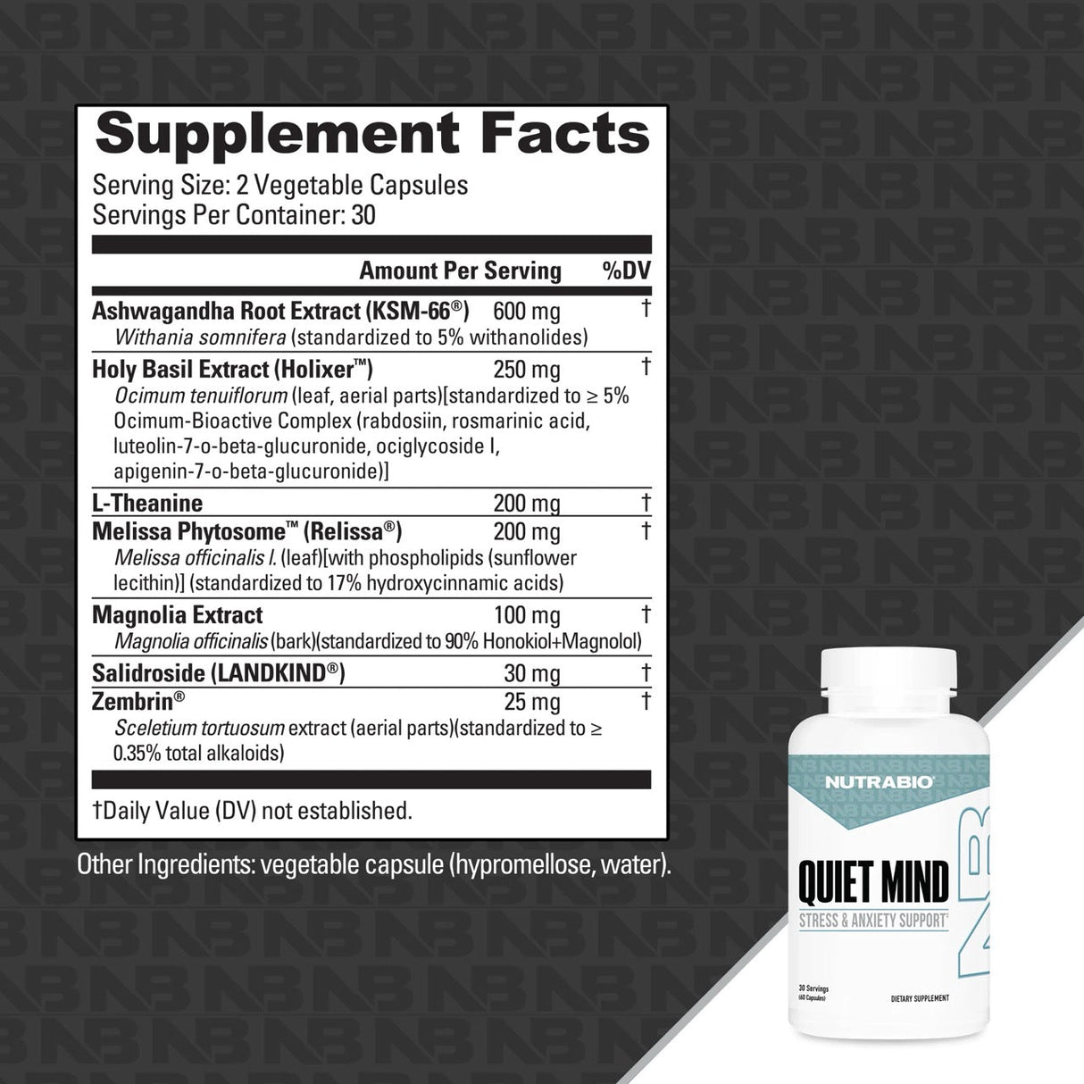 NutraBio Quiet Mind