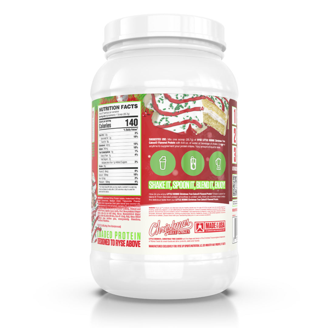 Ryse Little Debbie® Christmas Tree Cakes Protein