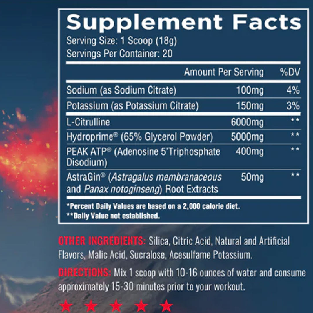 Stars 'N Pipes Pump Pre Workout