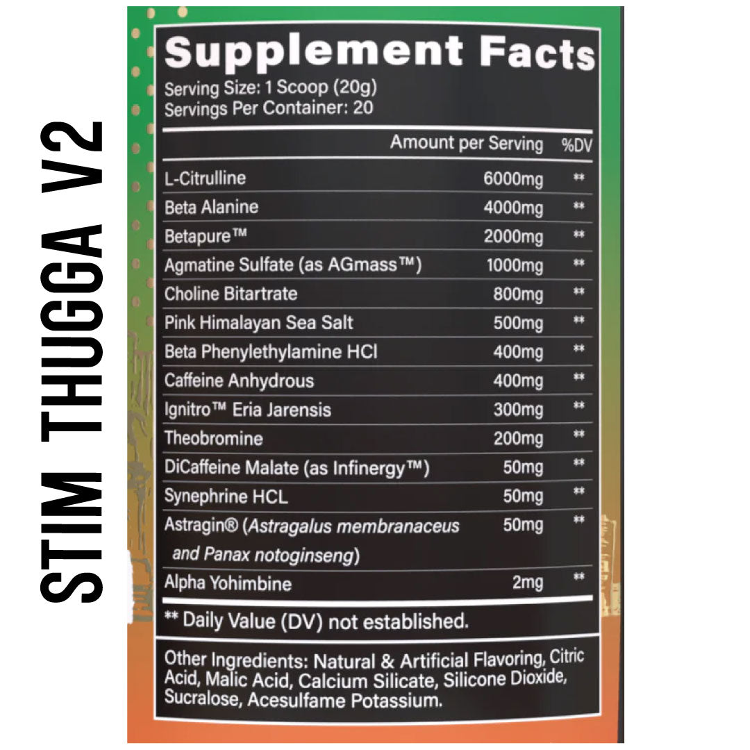 Stim Thugga Pre Workout