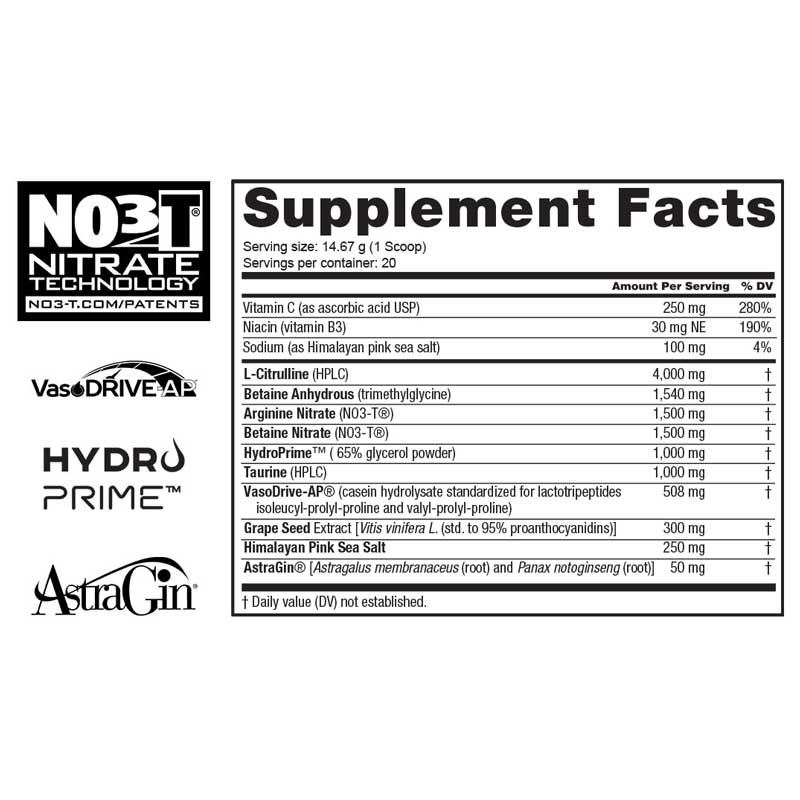 Unbent Pump Pre-Workout