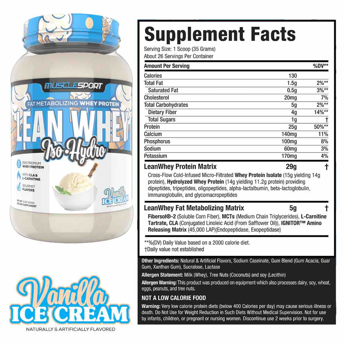 MuscleSport Lean Whey
