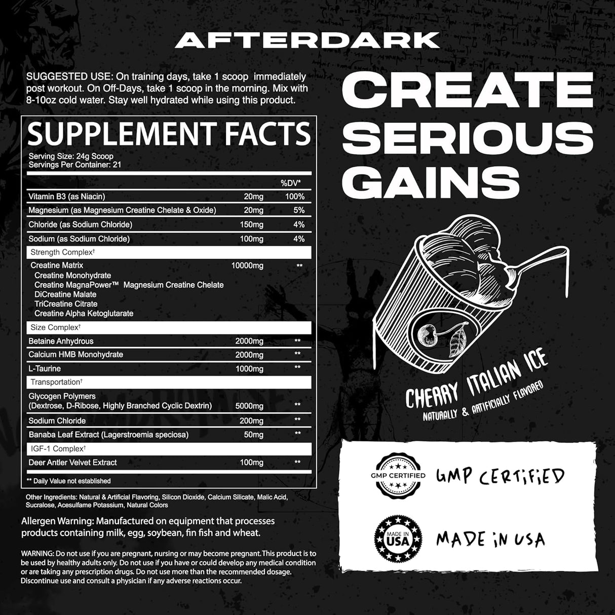 Afterdark Creation Creatine Blend