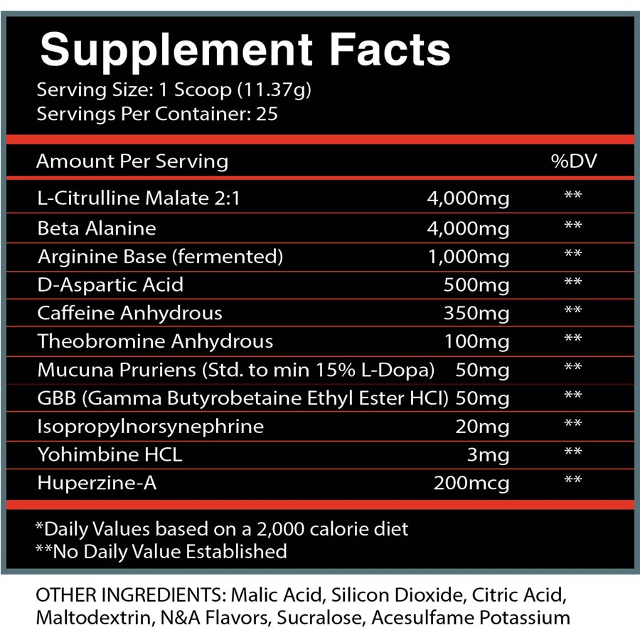 God of Fire Pre Workout