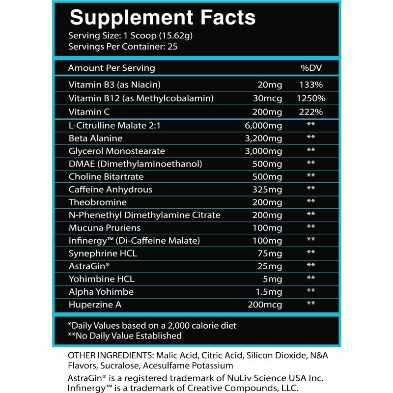God of Rage Unchained Pre Workout