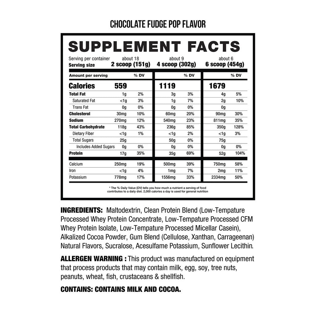 Man Sports Dirty Bulk Gainer