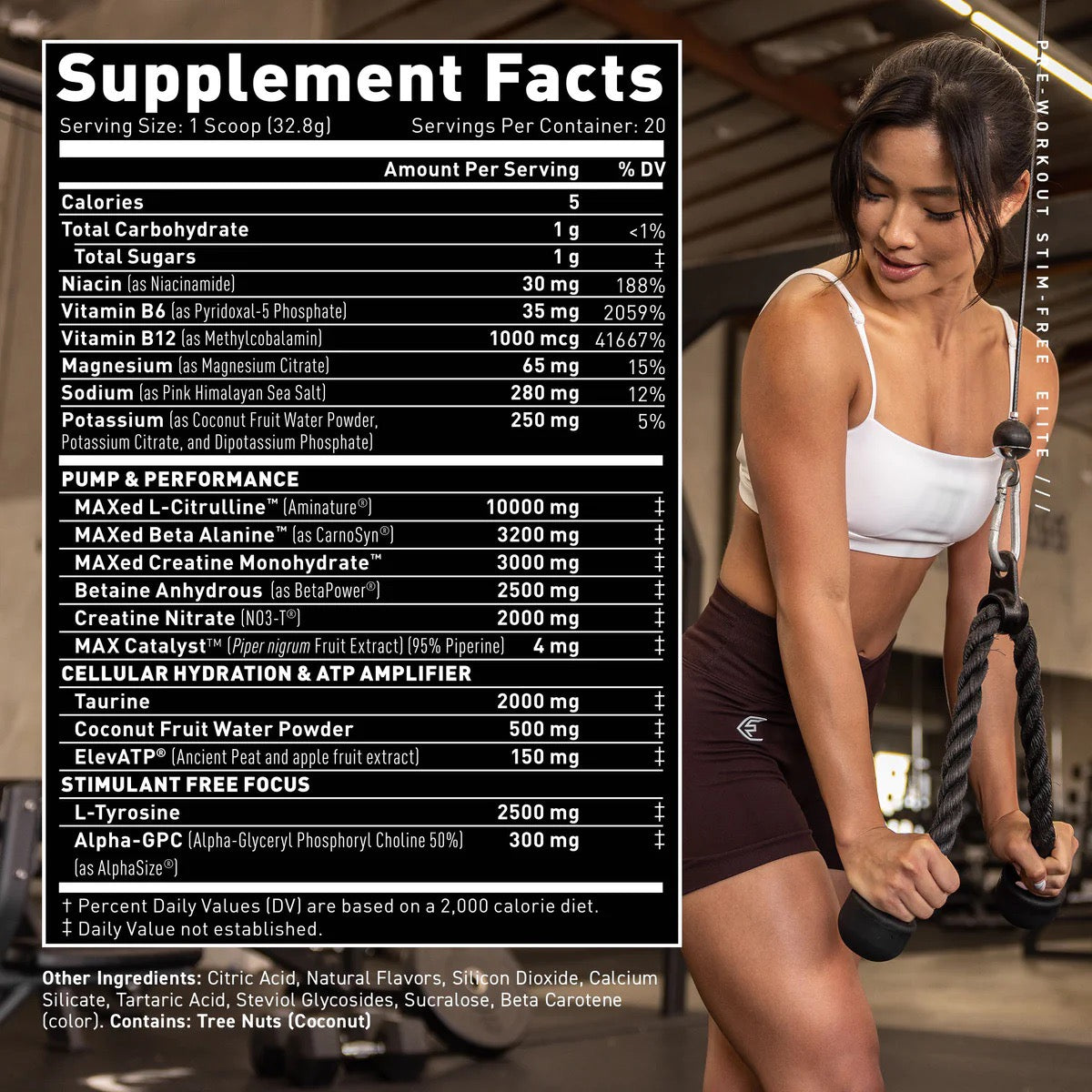 Kaged Pre Workout Elite Stim Free